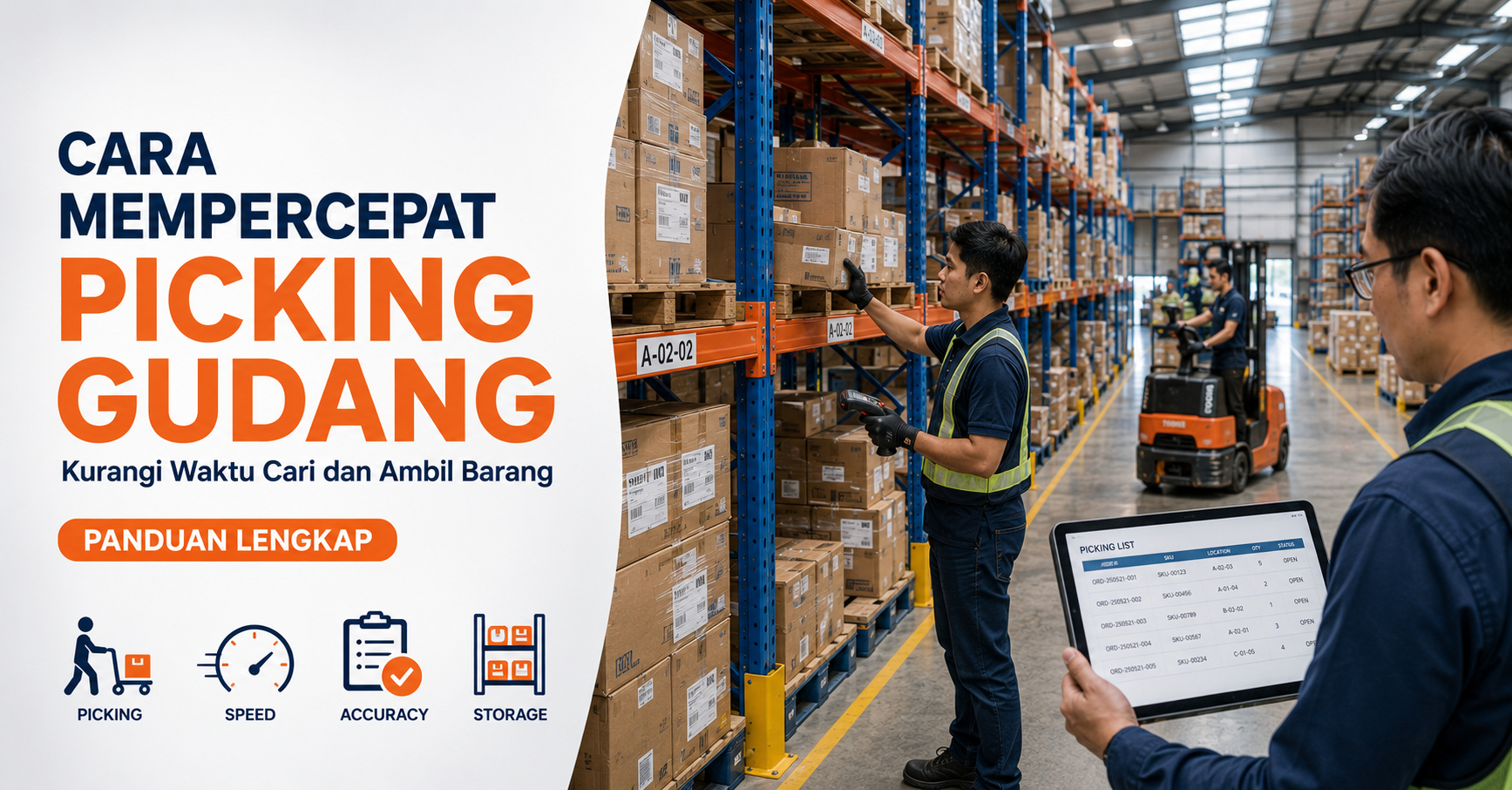 Cara mempercepat picking gudang