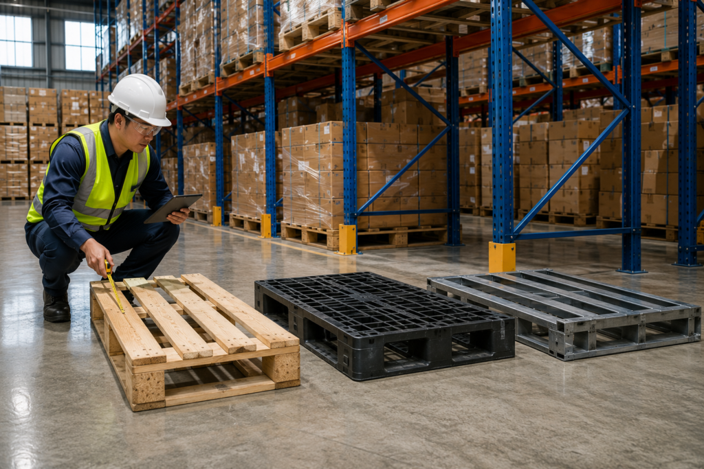 Faktor memilih pallet untuk rak gudang